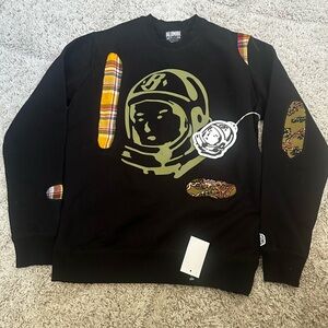 Billionaire Boys Club Black Sweater with Astronaut Graphic